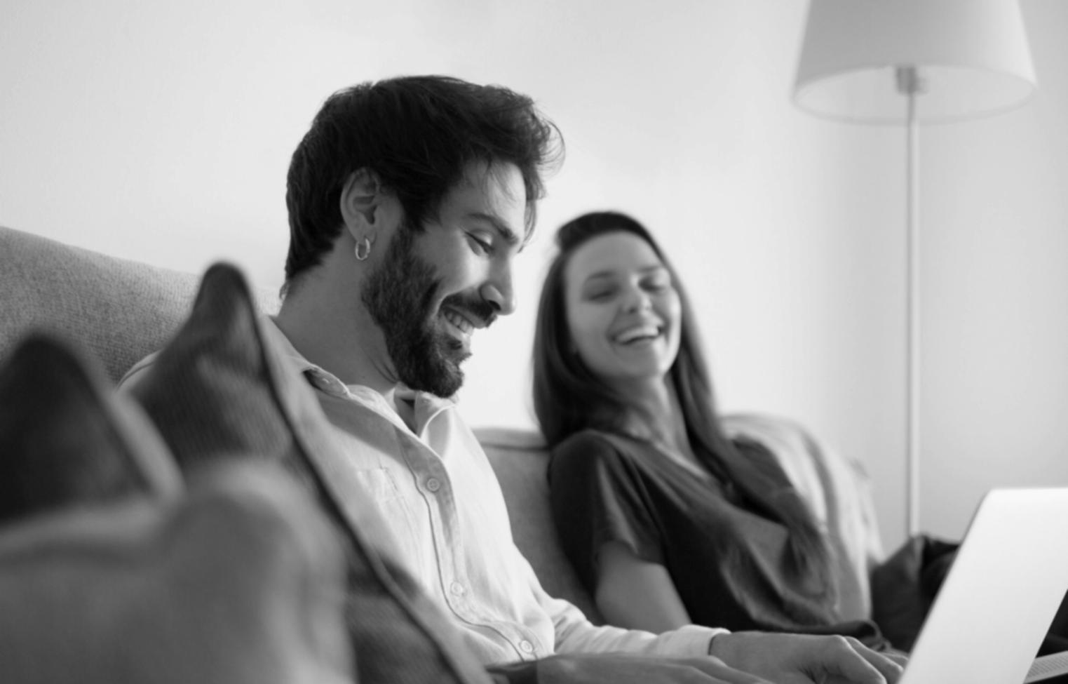 Modern office workspace with business communication technology setup